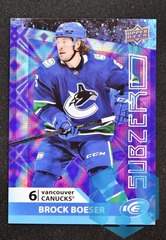 2021-22 UD Ice Sub Zero #SZ-4 Brock Boeser Vancouver Canucks